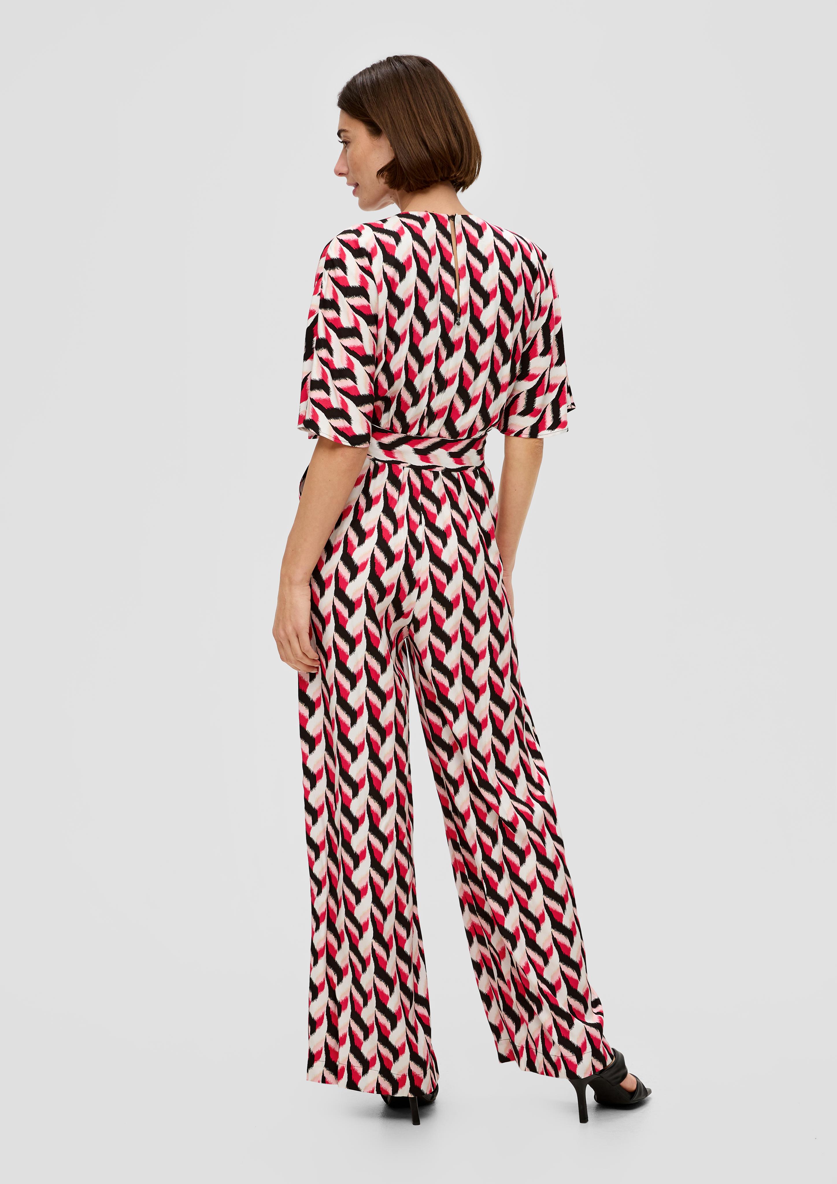 Jumpsuit mit Bindedetail  2141704-99B2