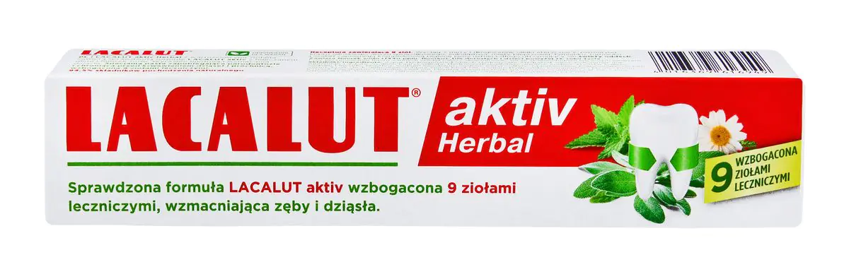 Pasta de dientes a base de hierbas Lacalut Aktiv