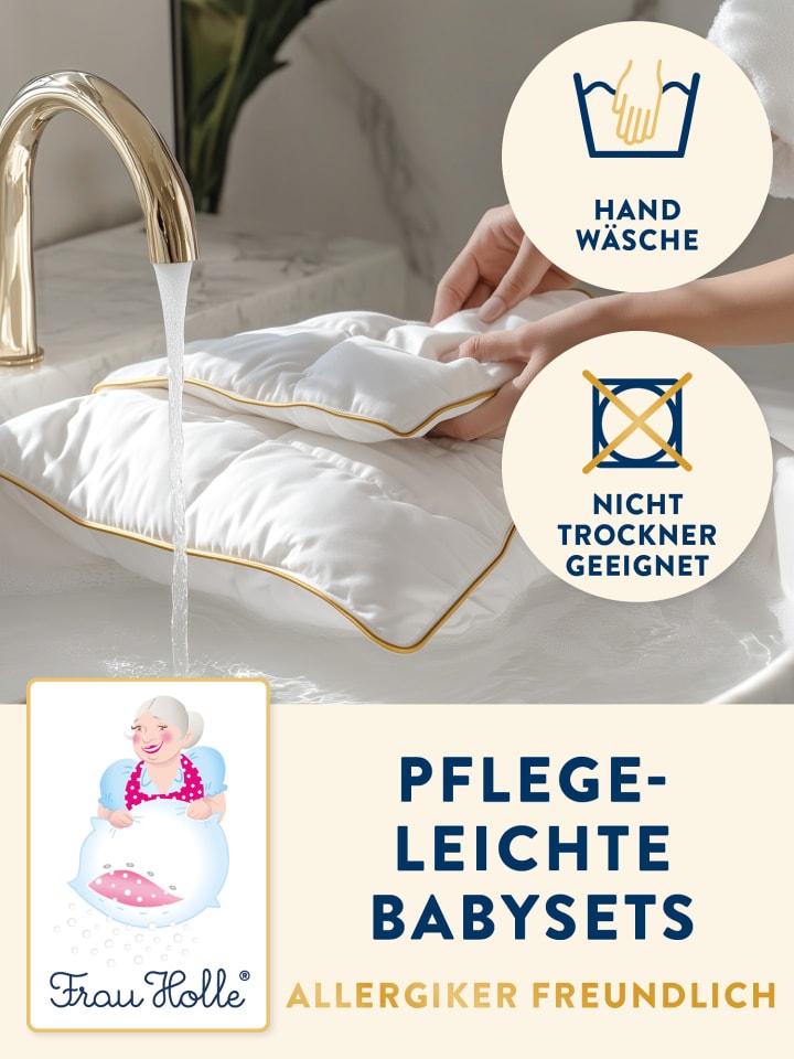Frau Holle  BABY Bettdecke-Kissen-Set 
