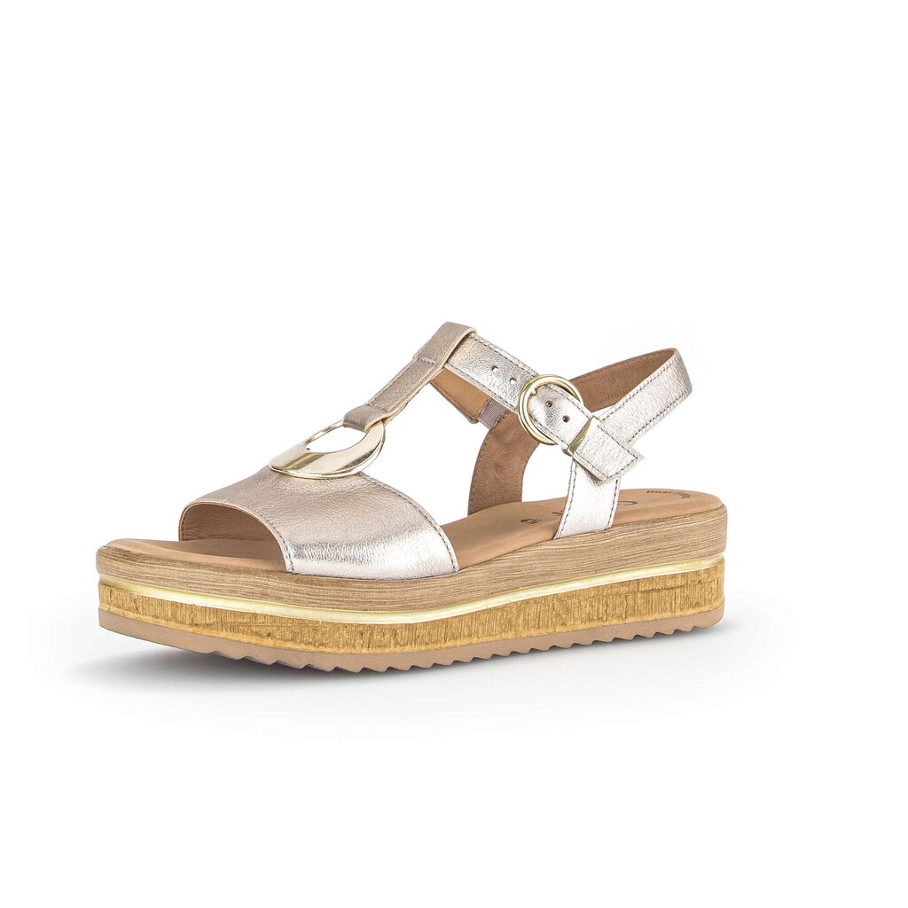 Gabor fashion Plateau Sandale gold
