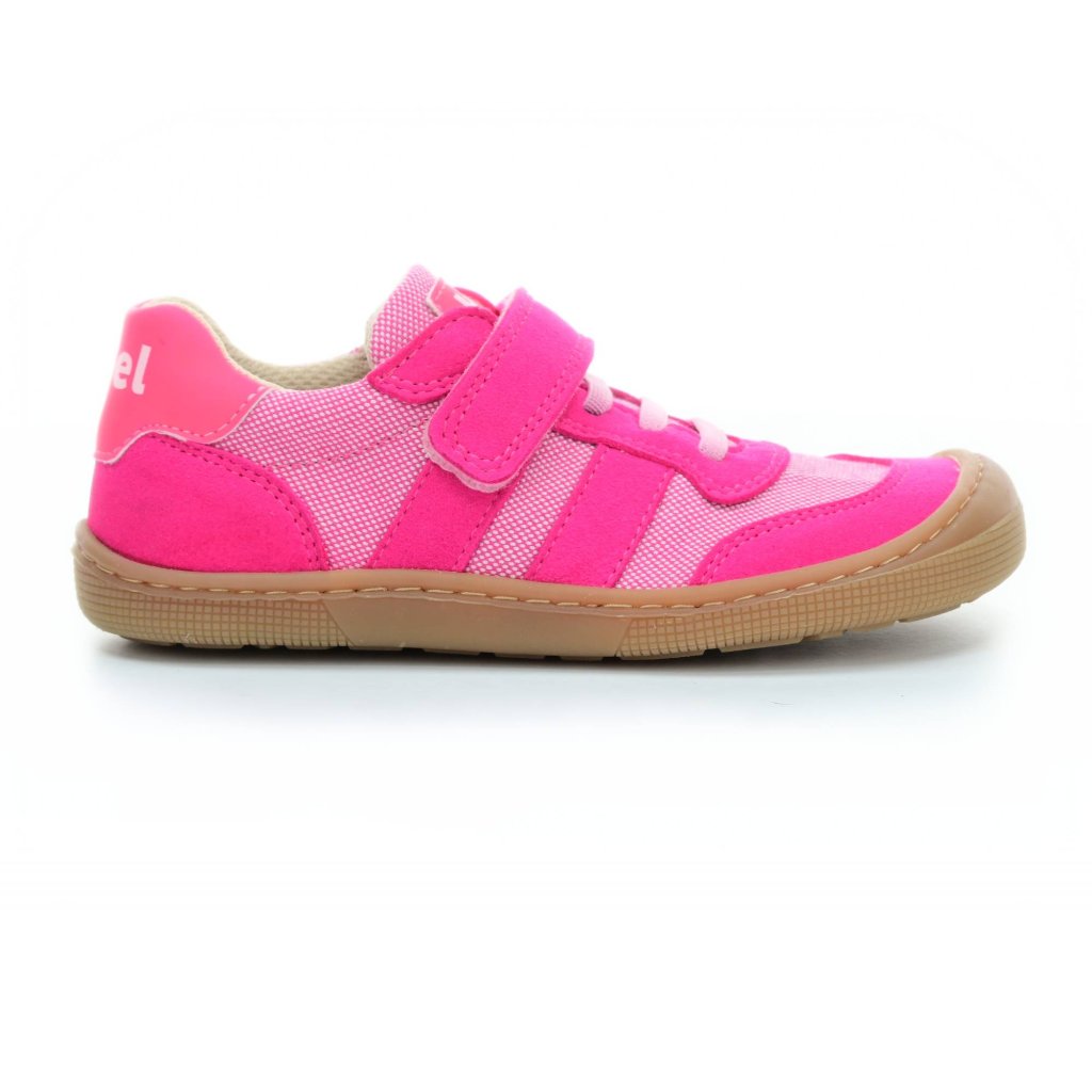 Koel4kids Dylan Fuchsia Textile Canvas Barfußsneakers 07M027.50D