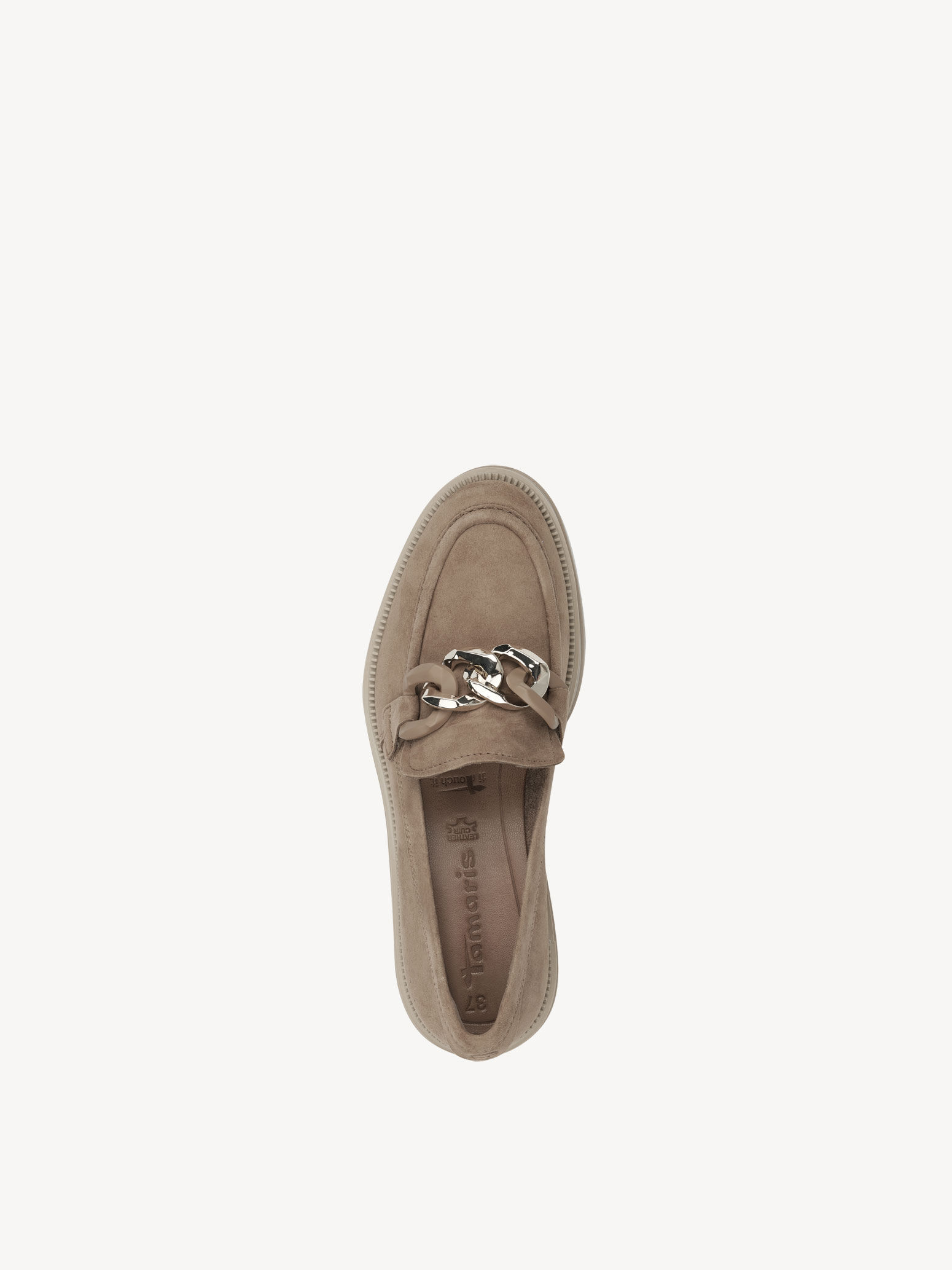 Slipper en cuir - marron