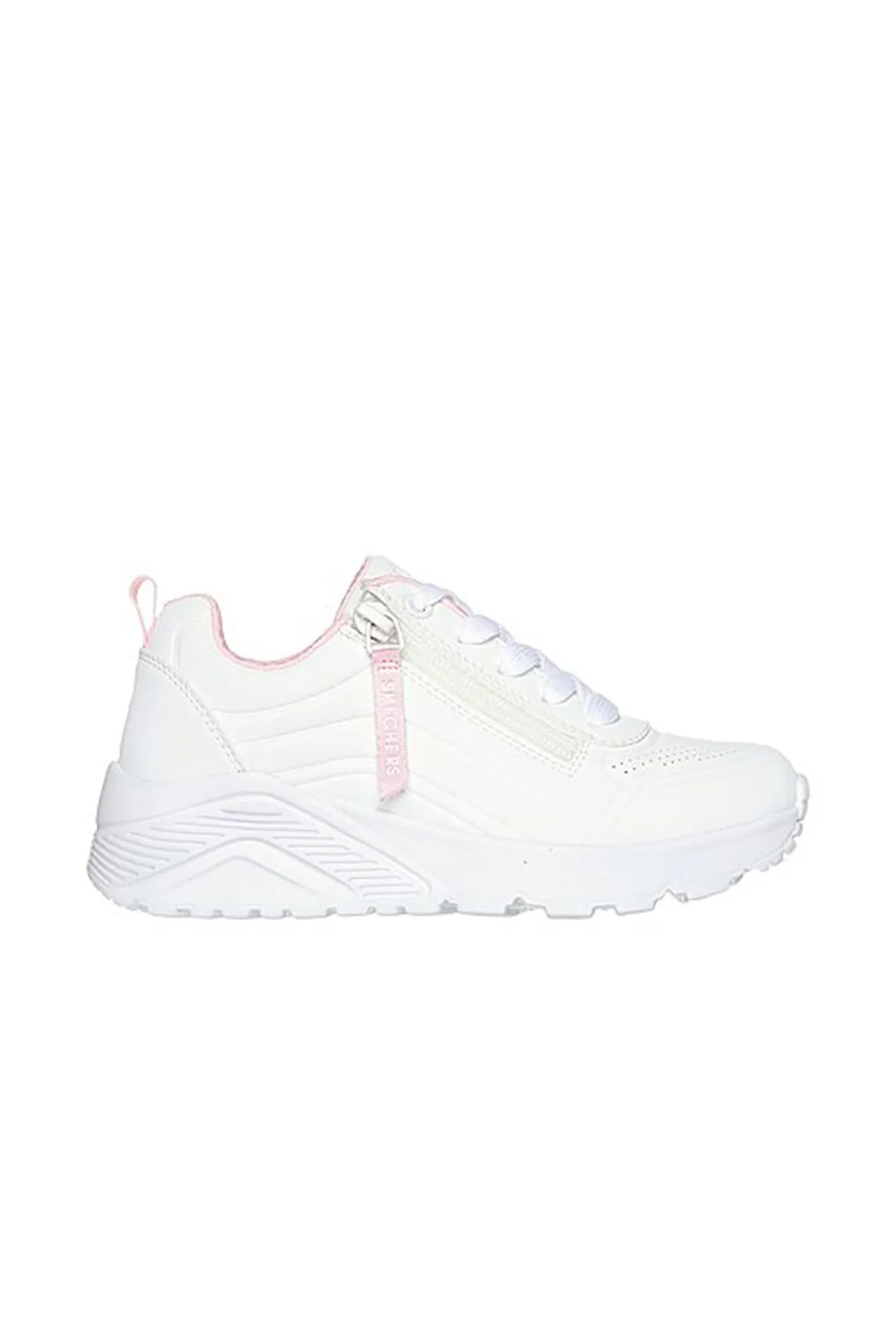 SKECHERS  Sneaker - Weiß - Flacher Absatz