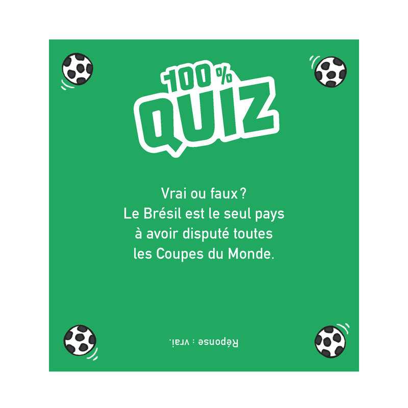 Le quiz 100% FOOT - Larousse Jeunesse