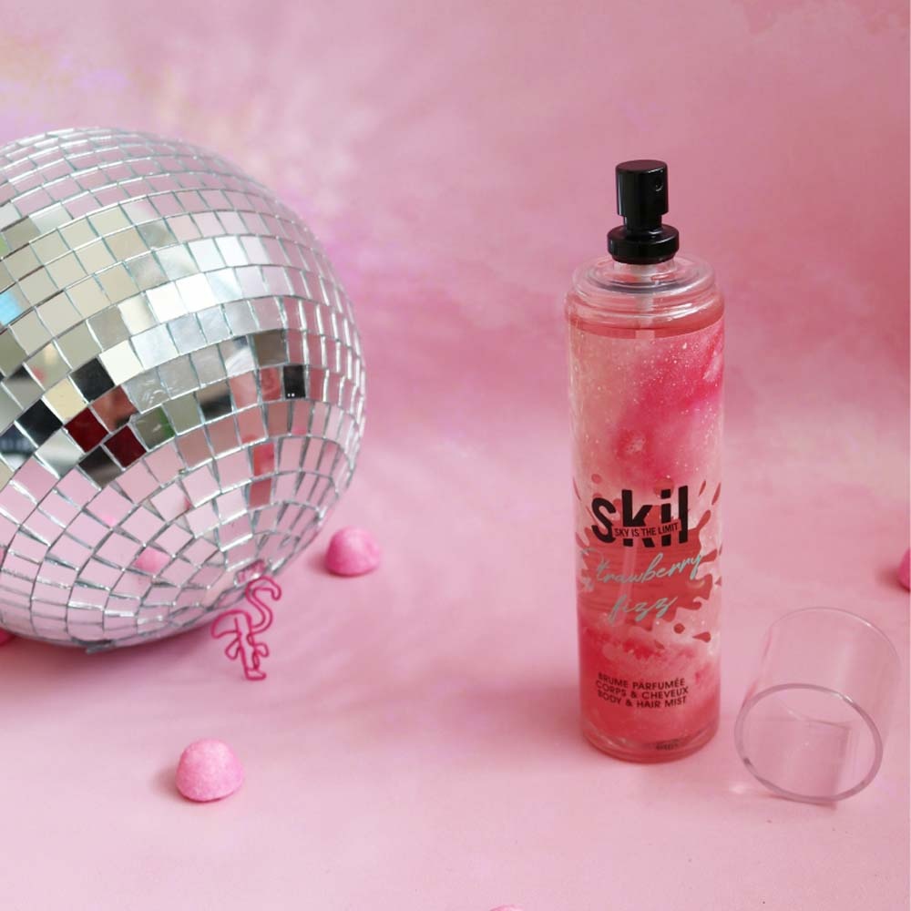 skil Strawberry Fizz Brume parfumée pour corps et cheveux