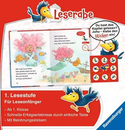 Leserabe - 1. Lesestufe: Meermädchen Miki feiert Geburtstag
