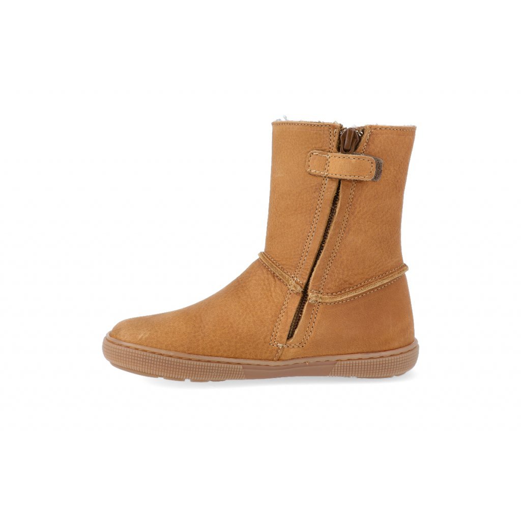 Koel4kids Dina Warm Miel 08T010.232-560 hellbraune Barfußstiefel