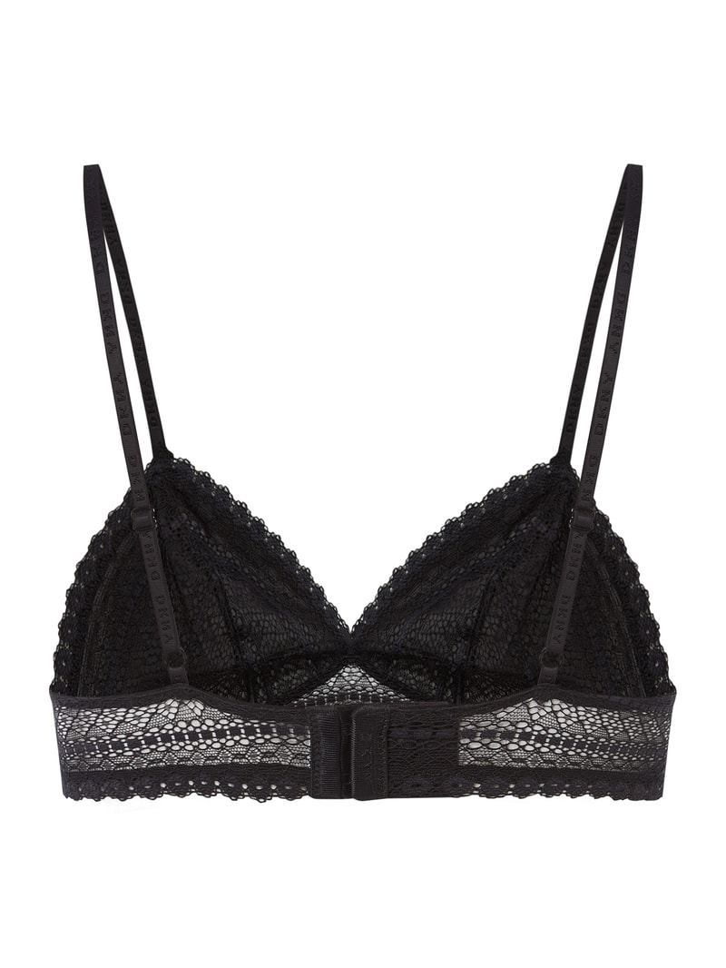 Bralette aus Spitze in schwarz