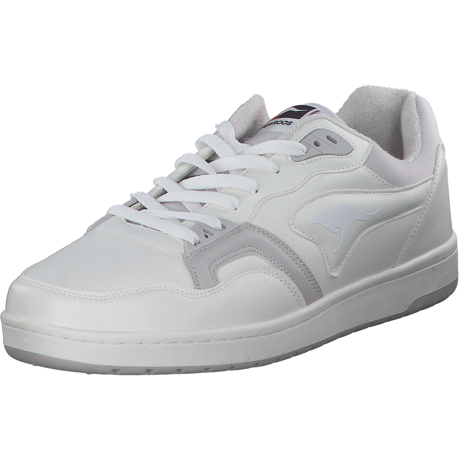 KangaROOS K-Slam Point 80018, Sneakers Low, Herren, White k red