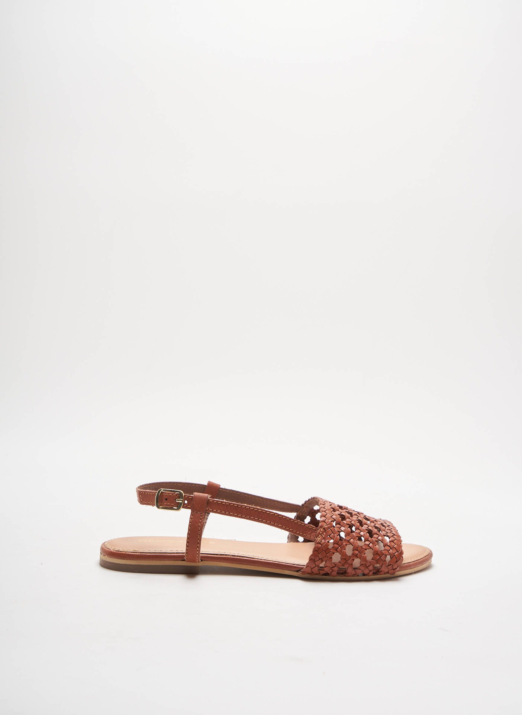 Georgia Rose Sandales Nu Pieds Femme couleur marron