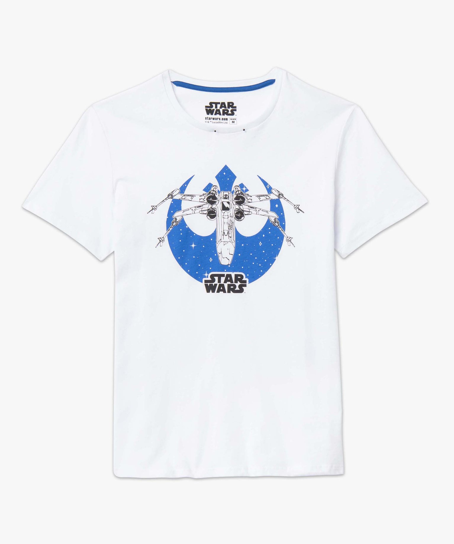 Tee-shirt homme à manches courtes et motif - Star Wars blanc | GEMO