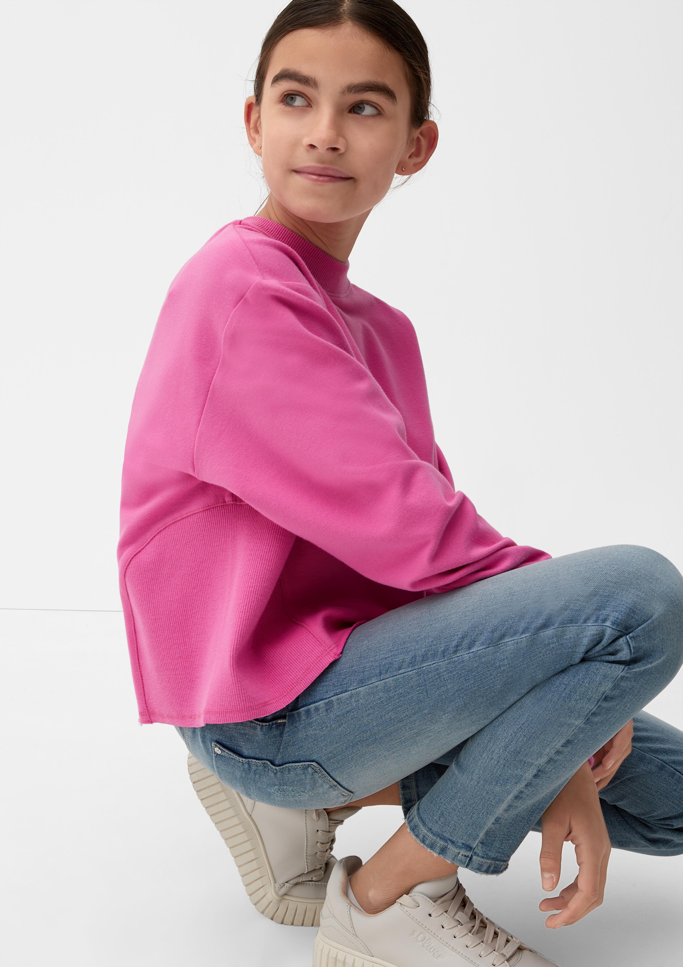 Sweatshirt mit Einsätzen  2128020-4451