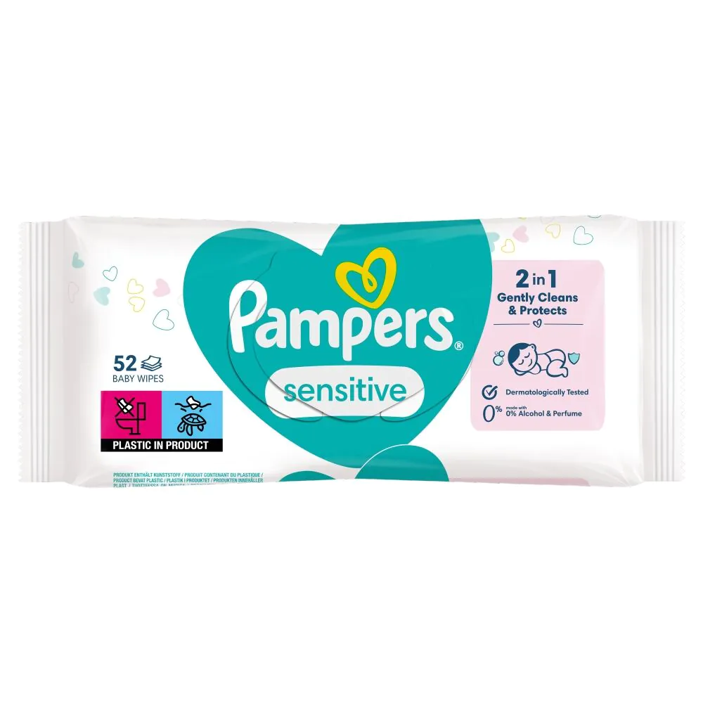 „Pampers“ jautrioms servetėlėms