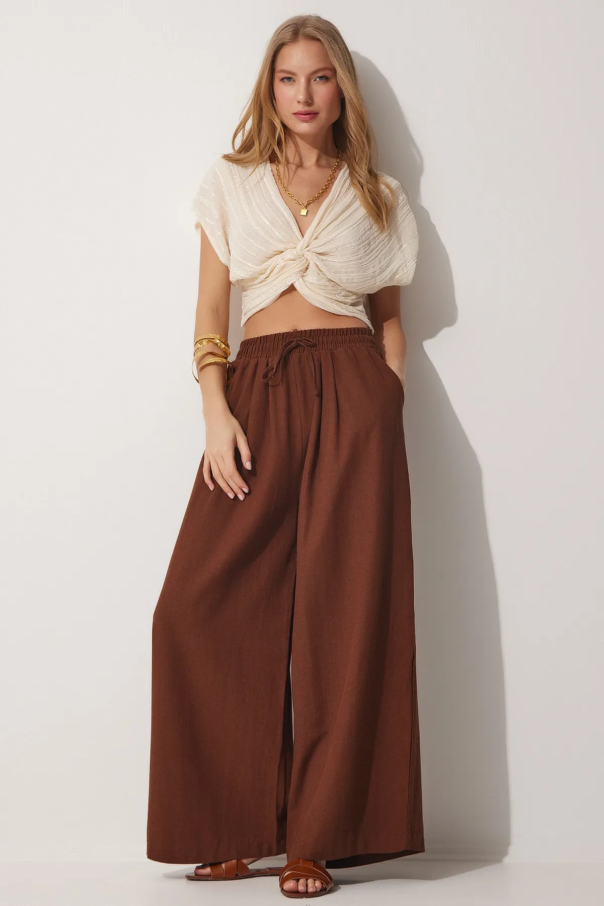 Happiness İstanbul  Lose Leinenhose