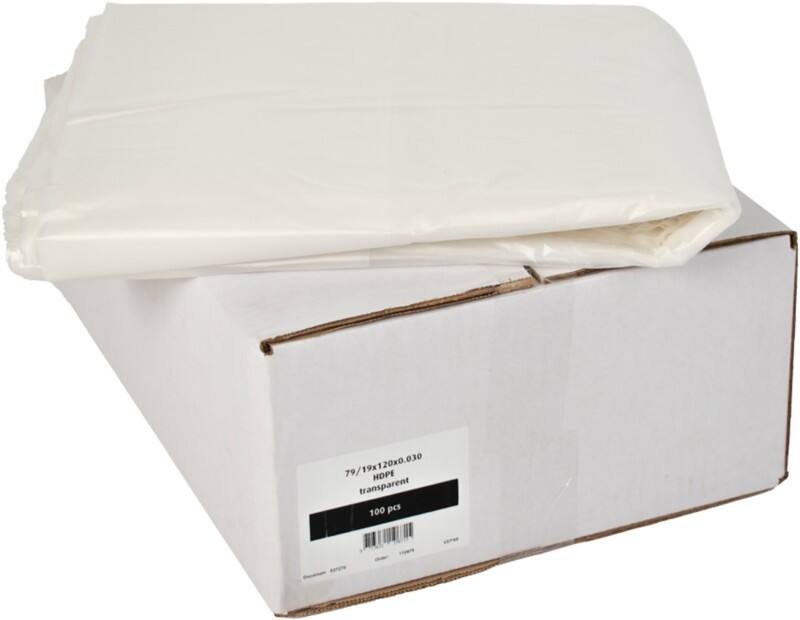 Mittlere Belastung Müllsäcke 300 L Transparent HDPE 0,030 mm