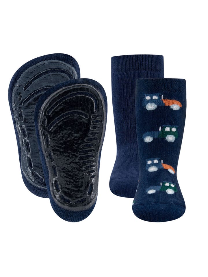 ewers 2er-Set Stoppersocken 2er Pack Trecker/Uni in navy günstig kaufen