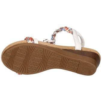 2Go Fashion Keilsandale in weiß