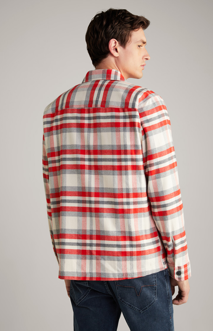 Flanell-Hemd Harvi in Rot/Beige kariert