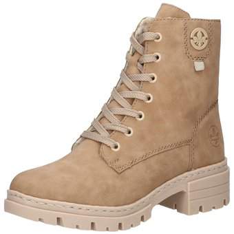 Rieker Schnürstiefelette in beige