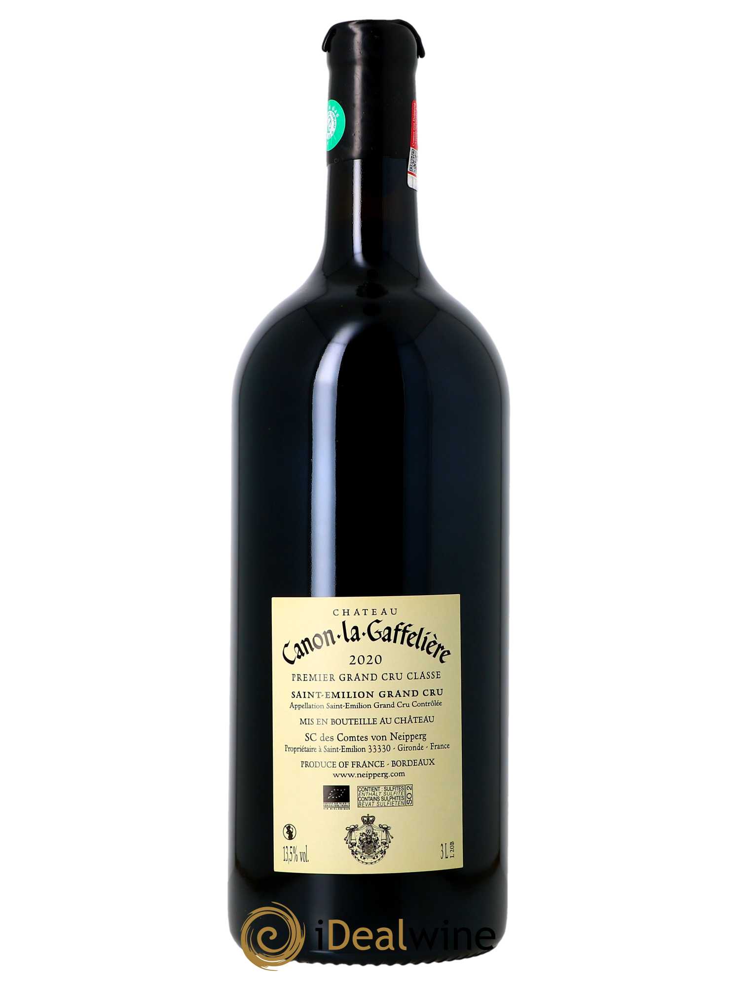 Château Canon la Gaffelière 1er Grand Cru Classé B (CBO à partir de 6 DMG) 2020 - Lot de 1 Double-magnum