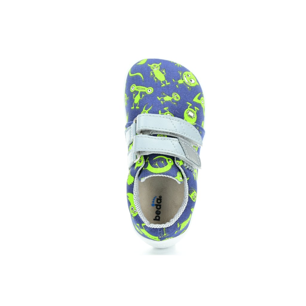 Beda Monster Canvas Barfußsneakers (BF 0001/TEX/W)