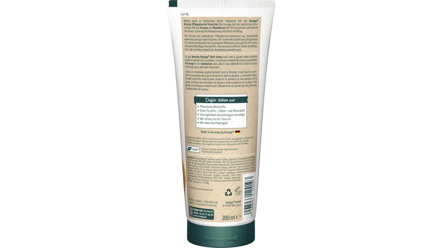 Kneipp Aroma-Pflegedusche Stress-Frei 200 ml