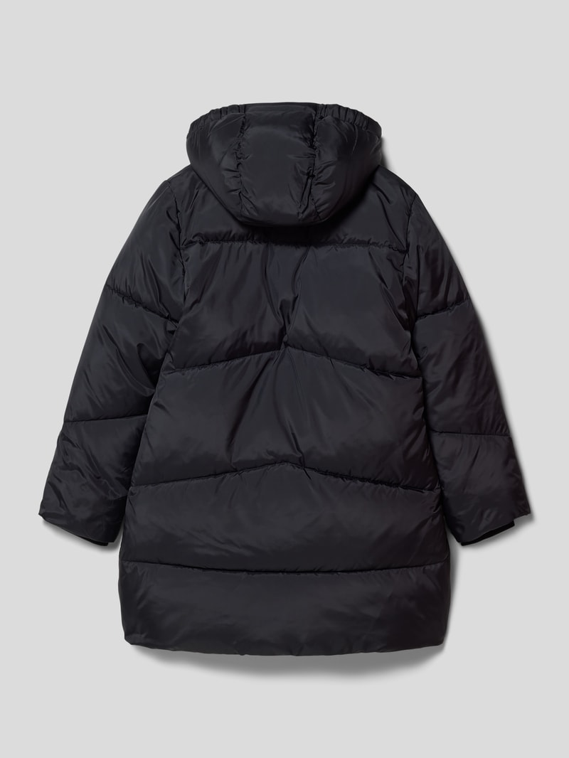 Steppjacke mit Label-Detail Modell 'PUFFER COAT' in black