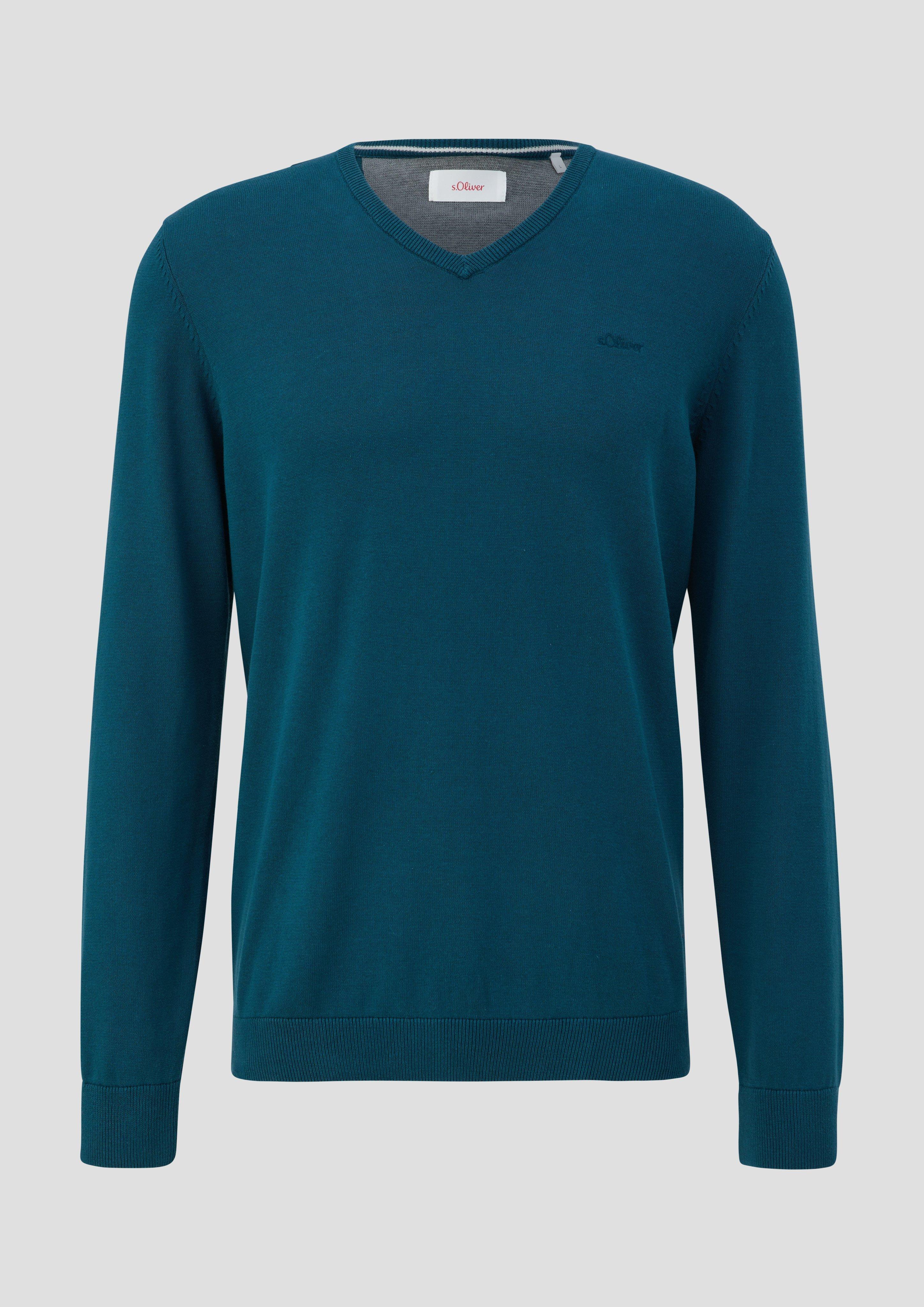 Strickpullover mit V-Ausschnitt  2040666-6904