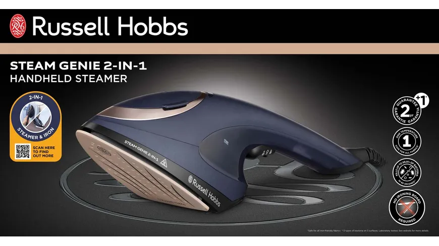 Russell Hobbs Steam Genie 2 in 1 Dampfbürste 28370-56