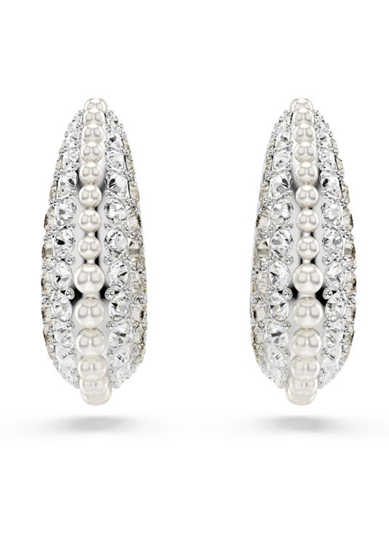 Swarovski Sublima stud earrings with crystal