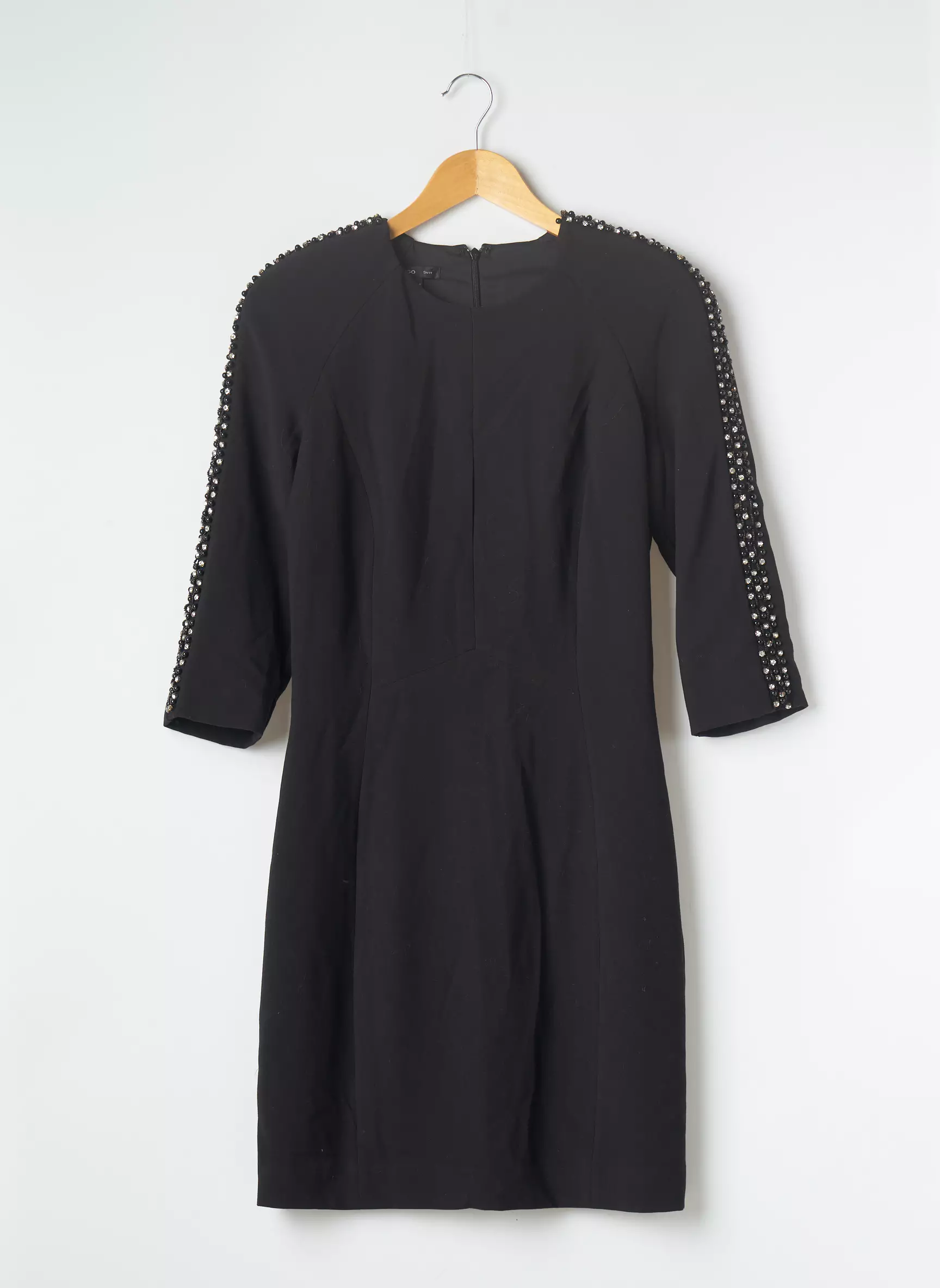 Mango Robes Mi Longues Femme couleur noir