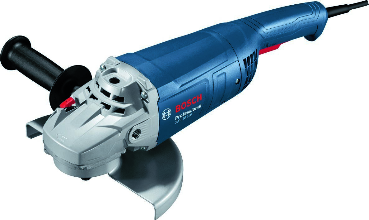 Bosch Blue 06018C1302 GWS 20-230 J Vinkelslip i låda med extra handtag