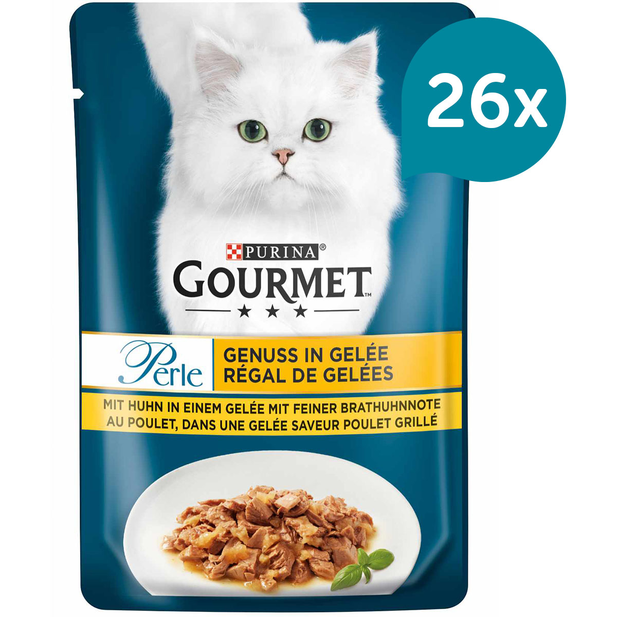 GOURMET Perle Genuss in Gelee mit Huhn kaufen bei ZooRoyal