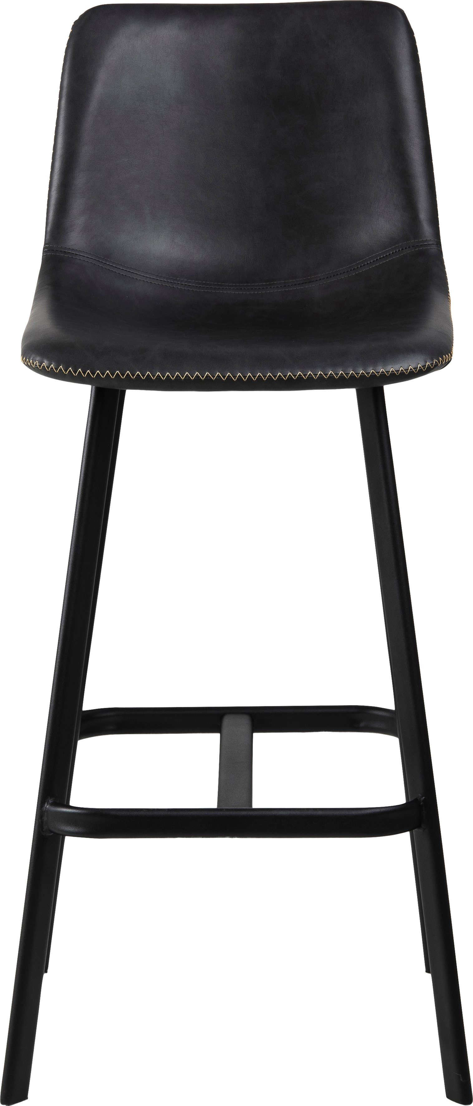 ACTONA GROUP Bistrostuhl Ohio (Packung, 1 St), Sitz mit rechteckigen Stahlbeinen und Fußstütze, mehrere Variationen