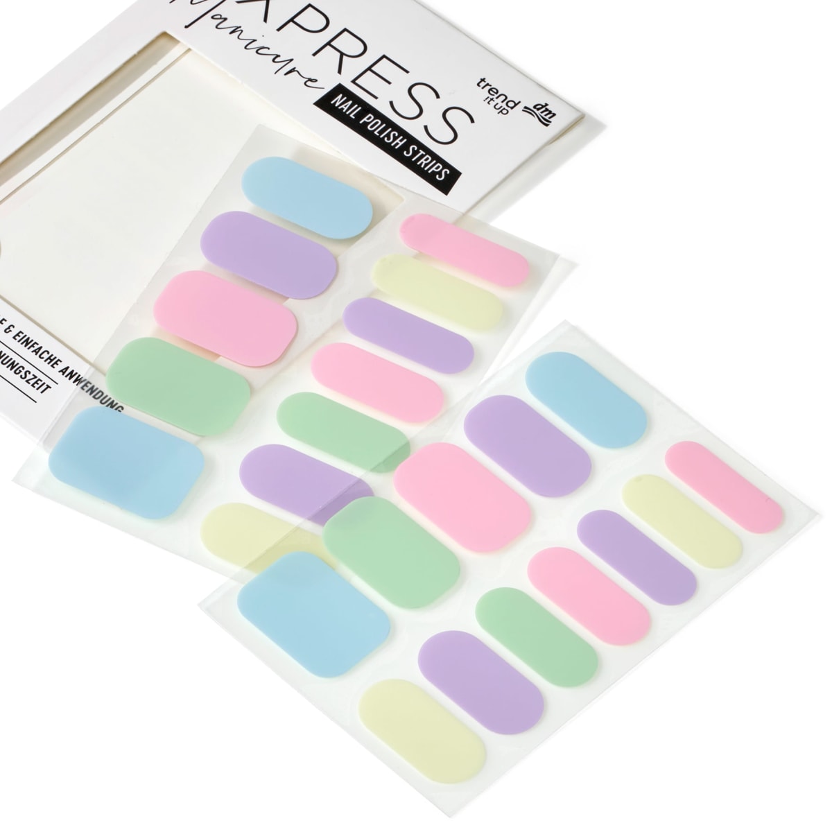 Nagelfolien XPRESS Manicure 022 Pastel Squads, 24 St
