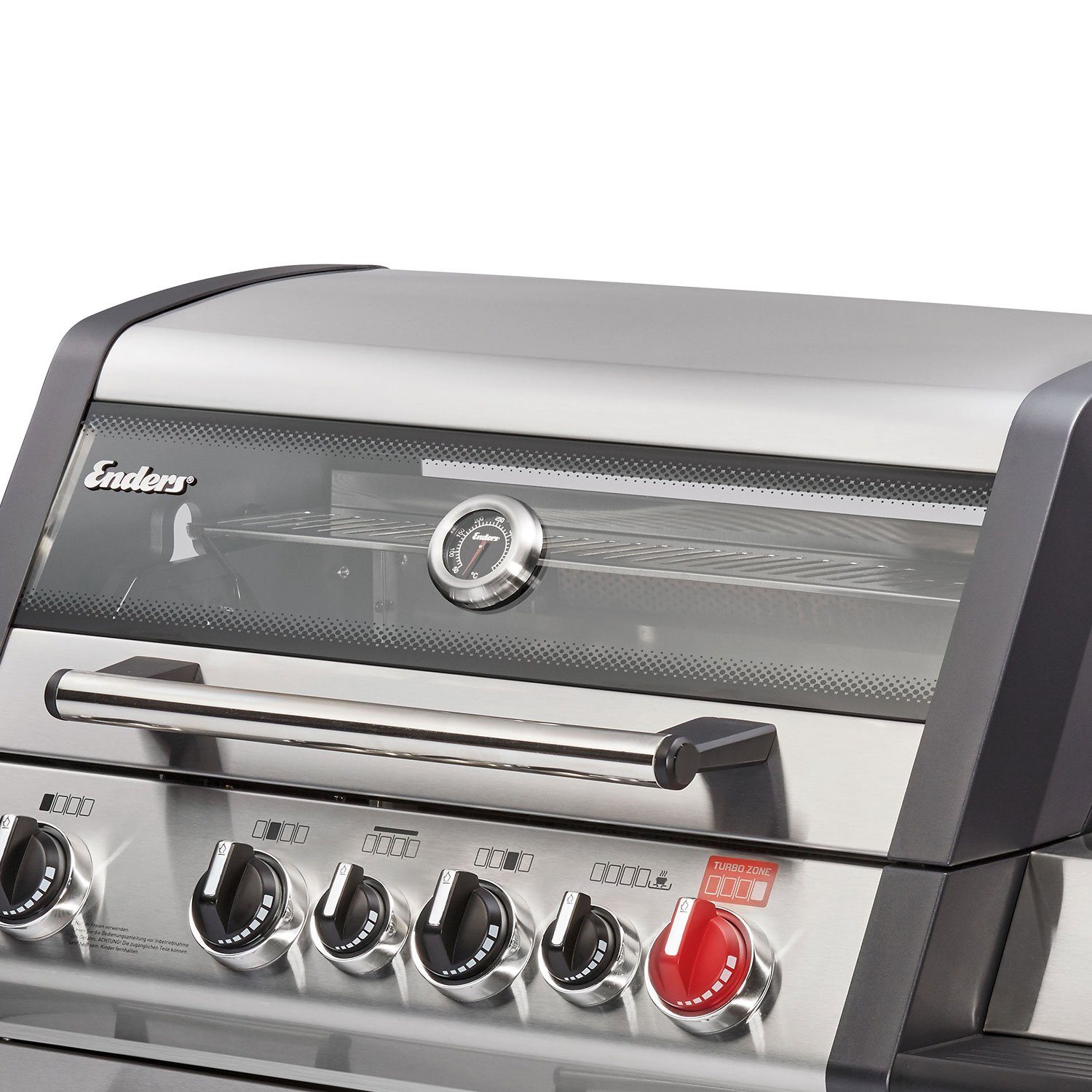 Enders® Gasgrill Monroe Pro 4 SIK Turbo Gas Grill - Gasgrill 4 Brenner Edelstahl