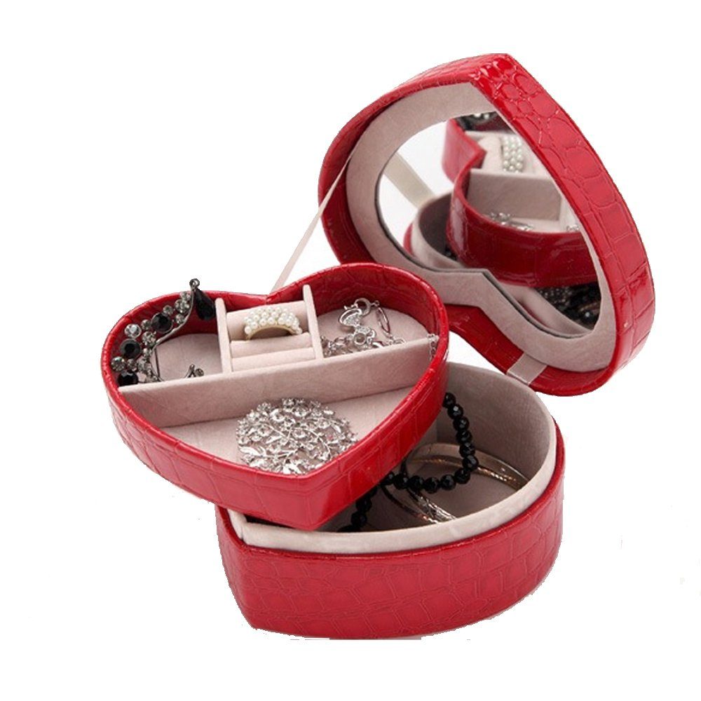 AdelDream Schmuckkasten YY-J07, Schmuck Box Damen schmuckkassette Schmuckkästchen