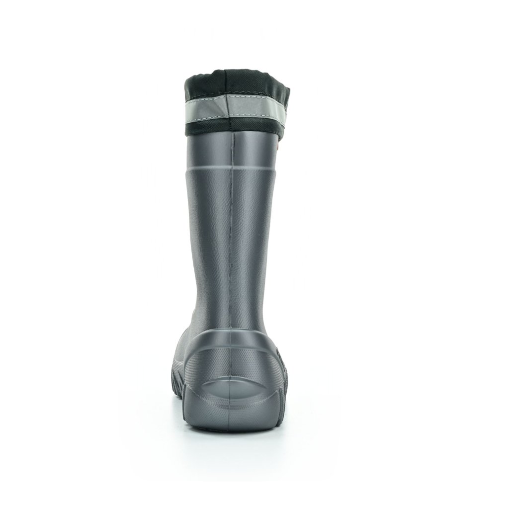 Demar Mammut dunkles Silber mit Wollinnensocke Gummistiefel