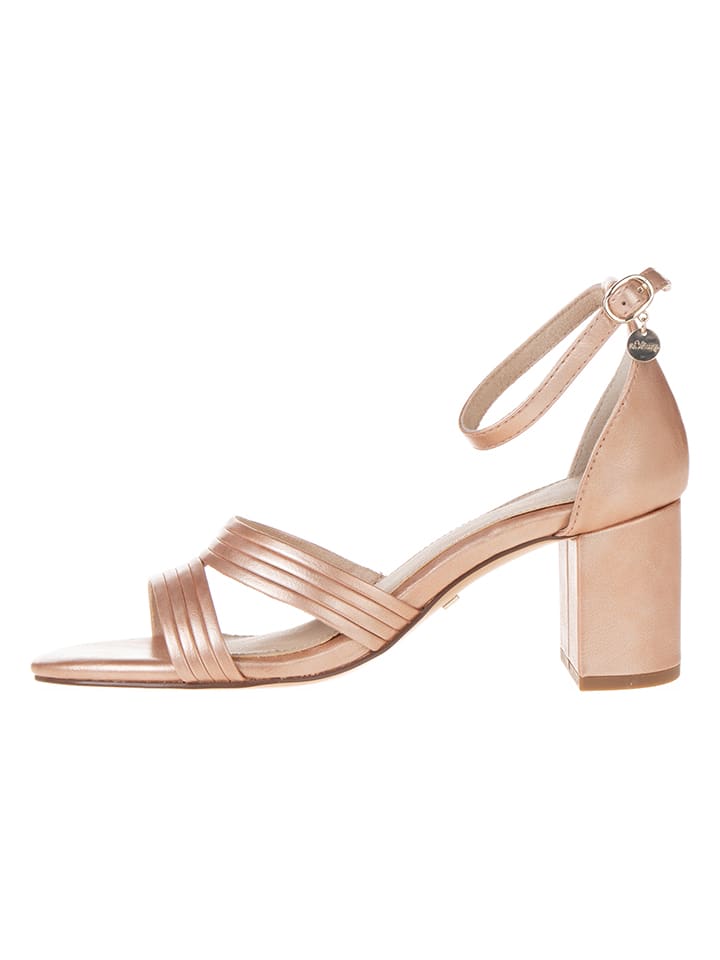 s.Oliver Sandaletten in Roségold günstig kaufen