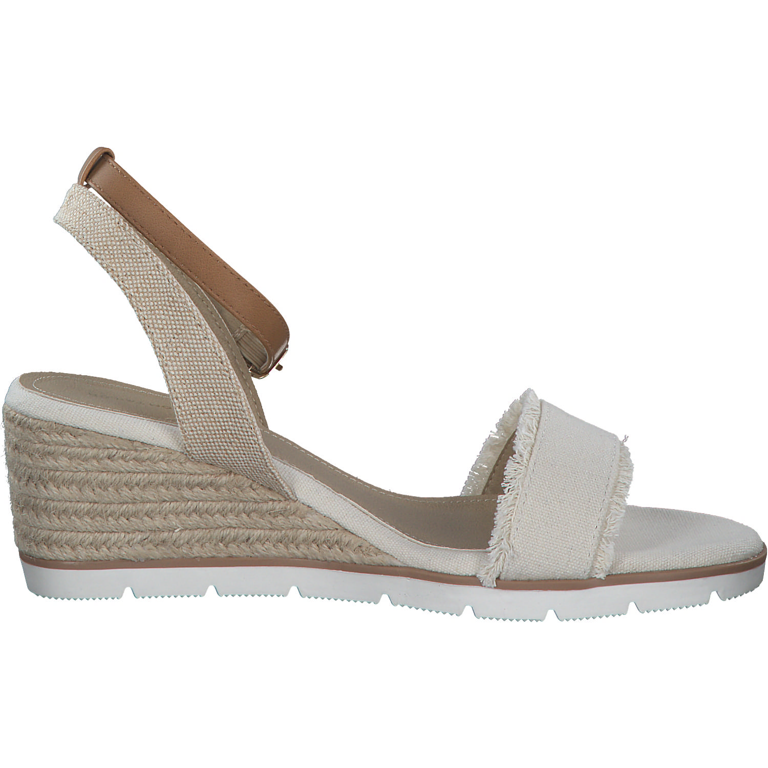 Tom Tailor 5390040017, Plateau-Sandaletten, Damen, Beige
