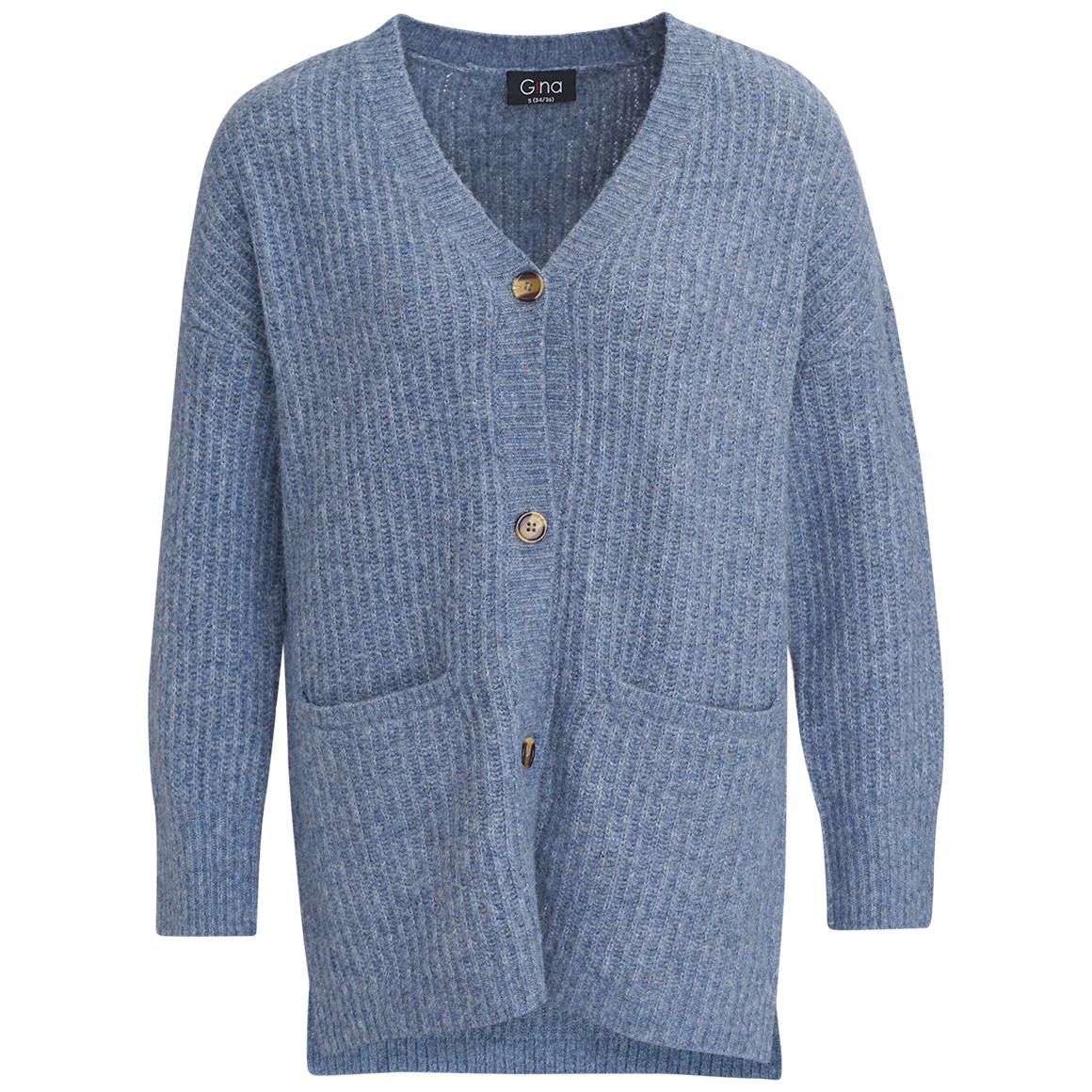 Damen Strickjacke mit zwei Taschen