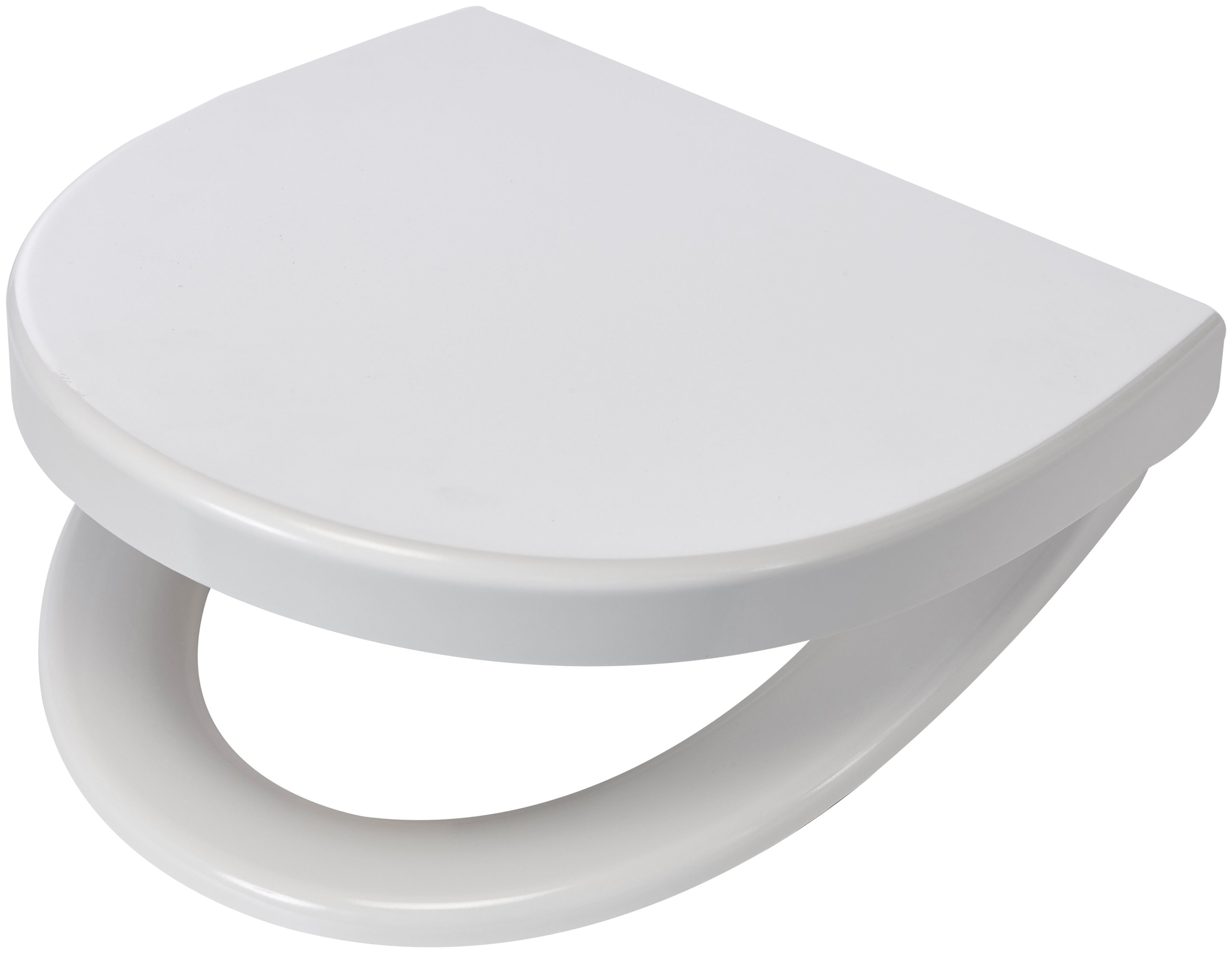 welltime Tiefspül-WC Spring, wandhängend, Abgang waagerecht, spülrandlose Toilette aus Sanitärkeramik, inkl. WC-Sitz mit Softclose
