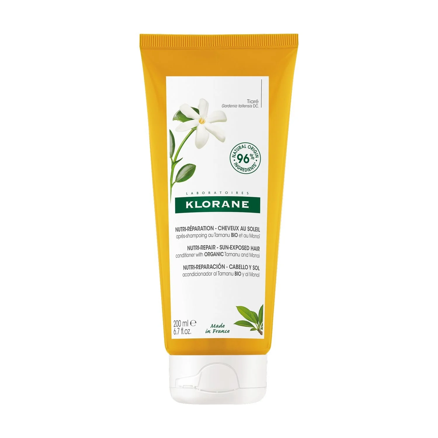 Acondicionador nutritivo de tamanu y monoi con tamanu y monoi orgánicos - Acondicionador para el cabello después del sol