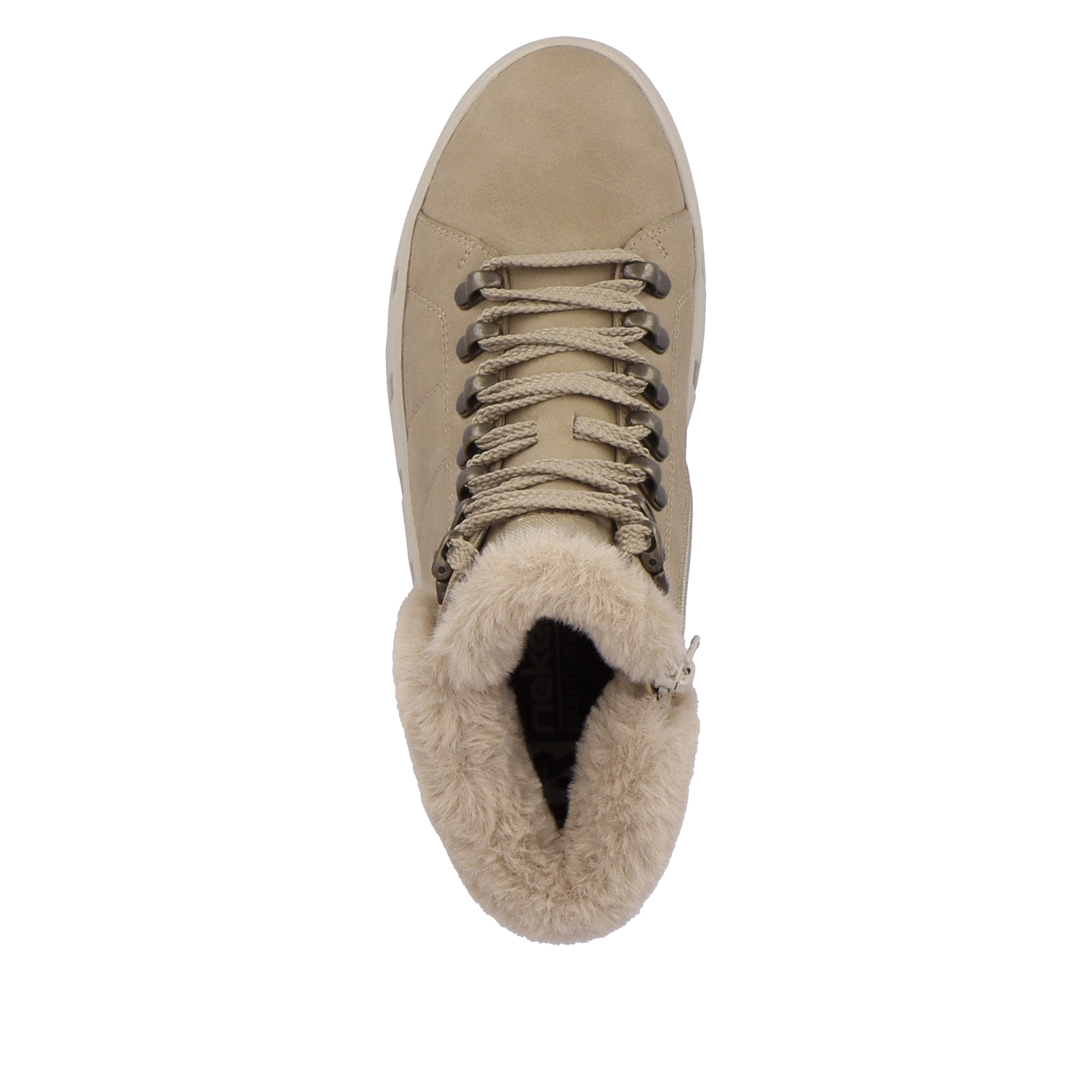 Rieker Damen Sneaker High clay beige
