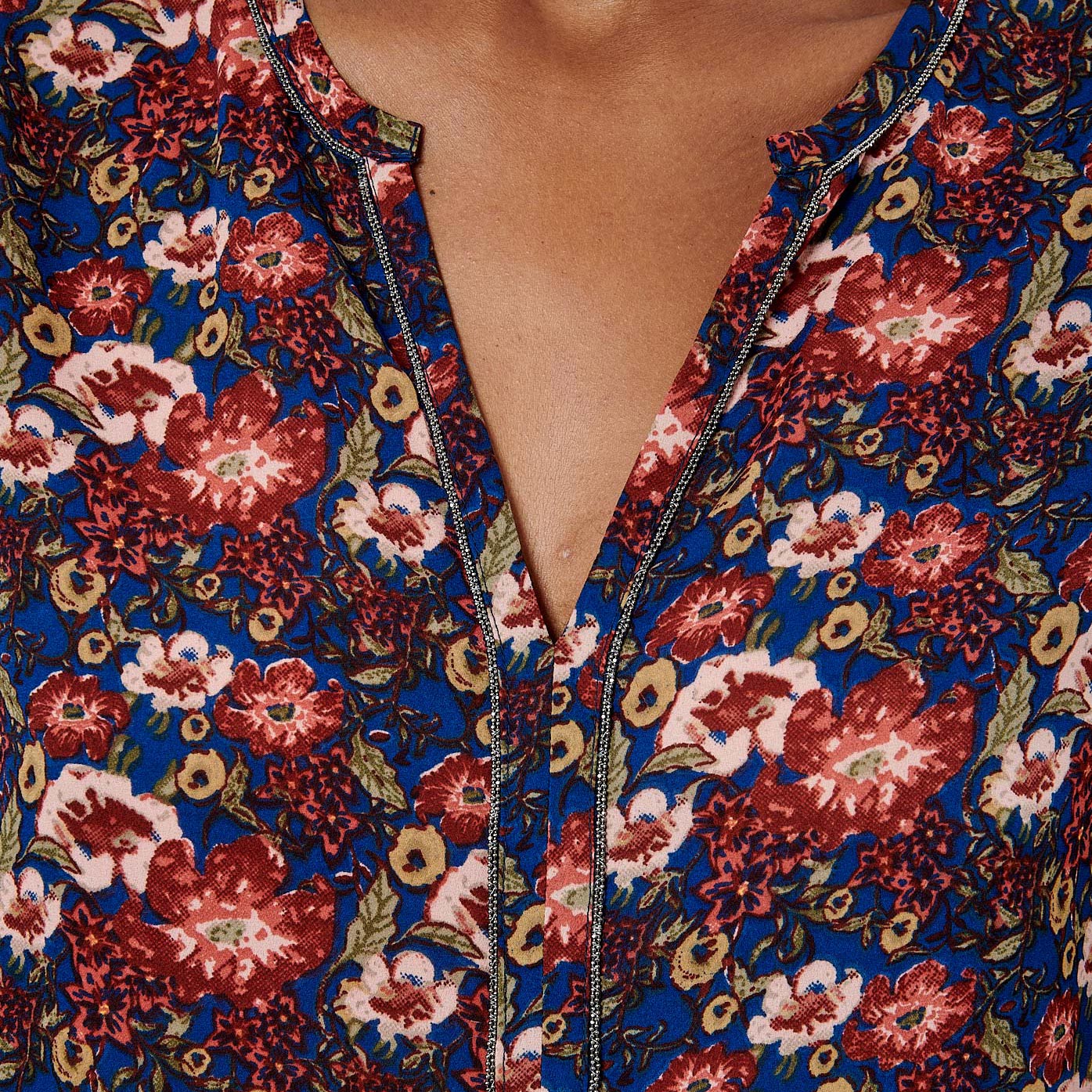 BARCY  Blouse fleurie femme