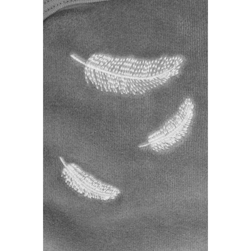 Pyjama bébé en Coton Bio à motifs plumes blanches