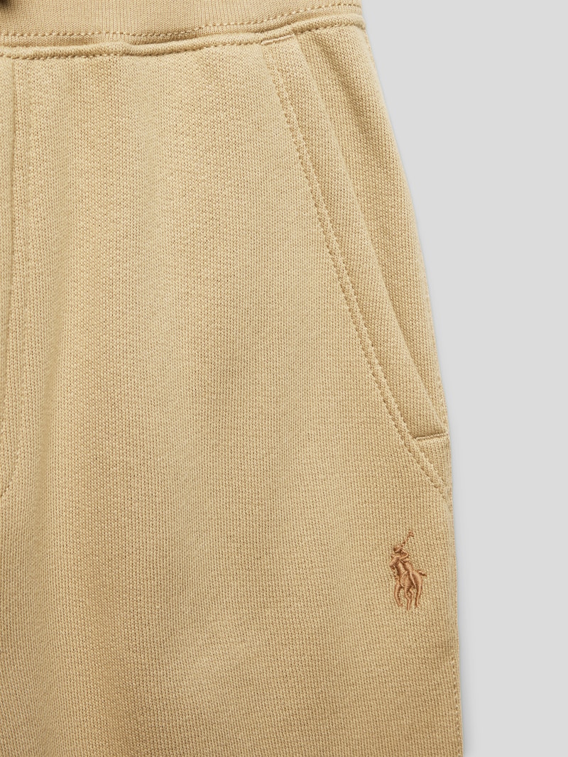 Sweatpants mit elastischem Bund in khaki