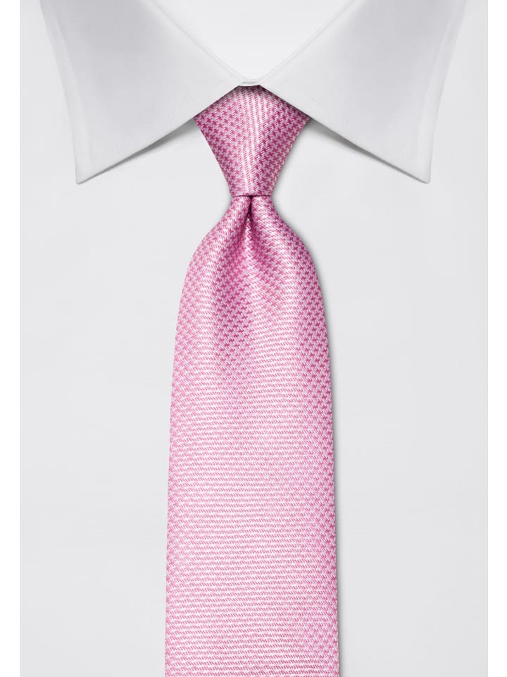 Vincenzo Boretti Krawatte in rosa günstig kaufen onesize