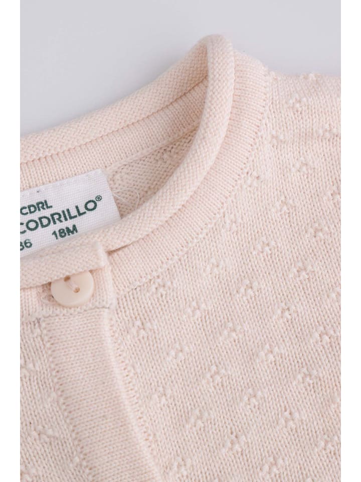 Coccodrillo Pullover mit Reißverschluss in ecru günstig kaufen 86