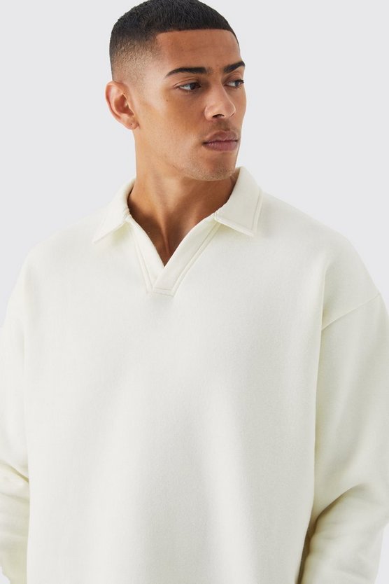 Oversize Rugby-Poloshirt